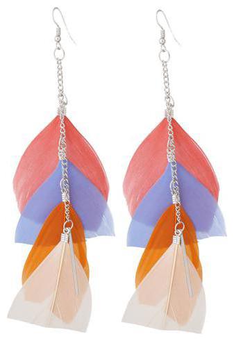 

Enso Tassel Dangle Earrings - White