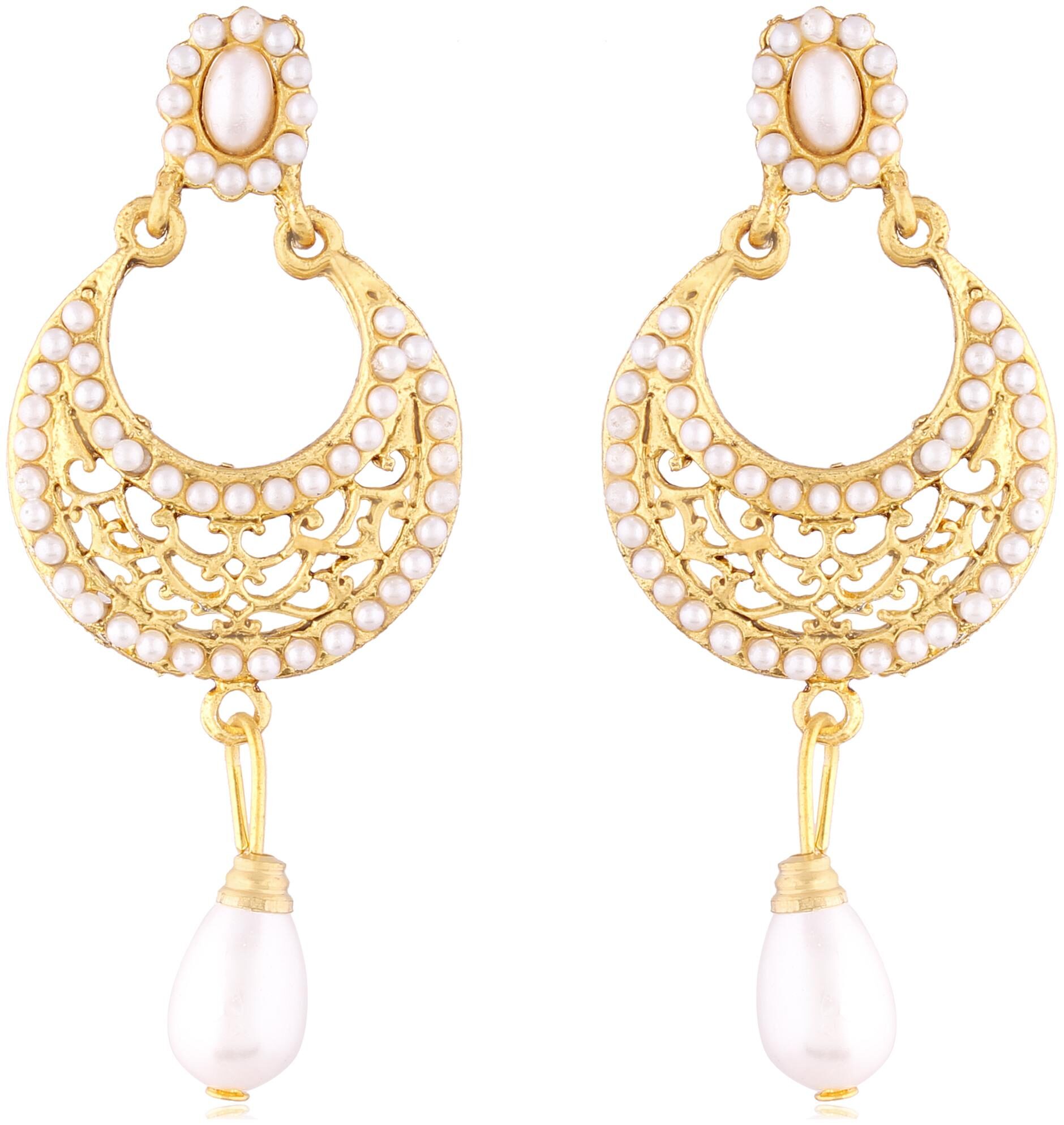 

Etnico Alloy Gold Plated Dangle Earring For Women