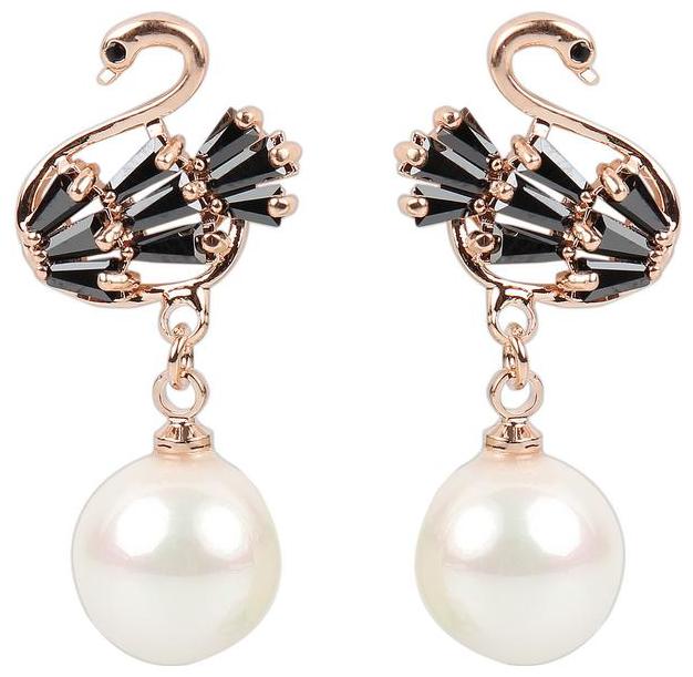 

Etnico Gold Plated Fancy Pearl Earrings For Women
