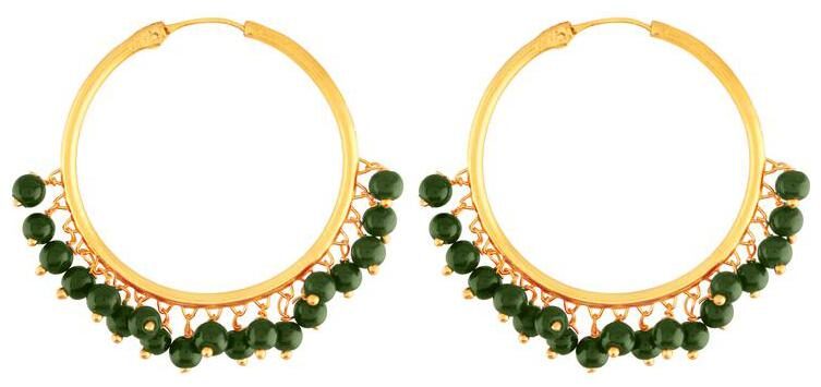 

Etnico Pearl Chandbali Earring for Women (E2628G)