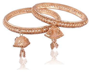 

Etnico Traditional Gold Plated Bangles for Women