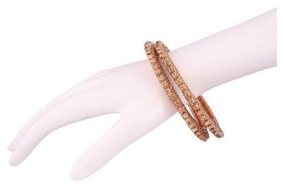 

Etnico Traditional Gold Plated Bangles for Women