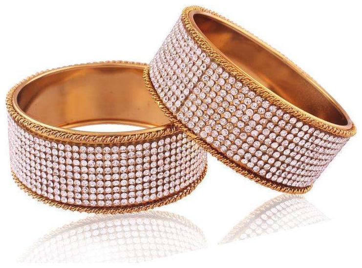 

Etnico Traditional Gold Plated Bangles for Women (eADB151a)