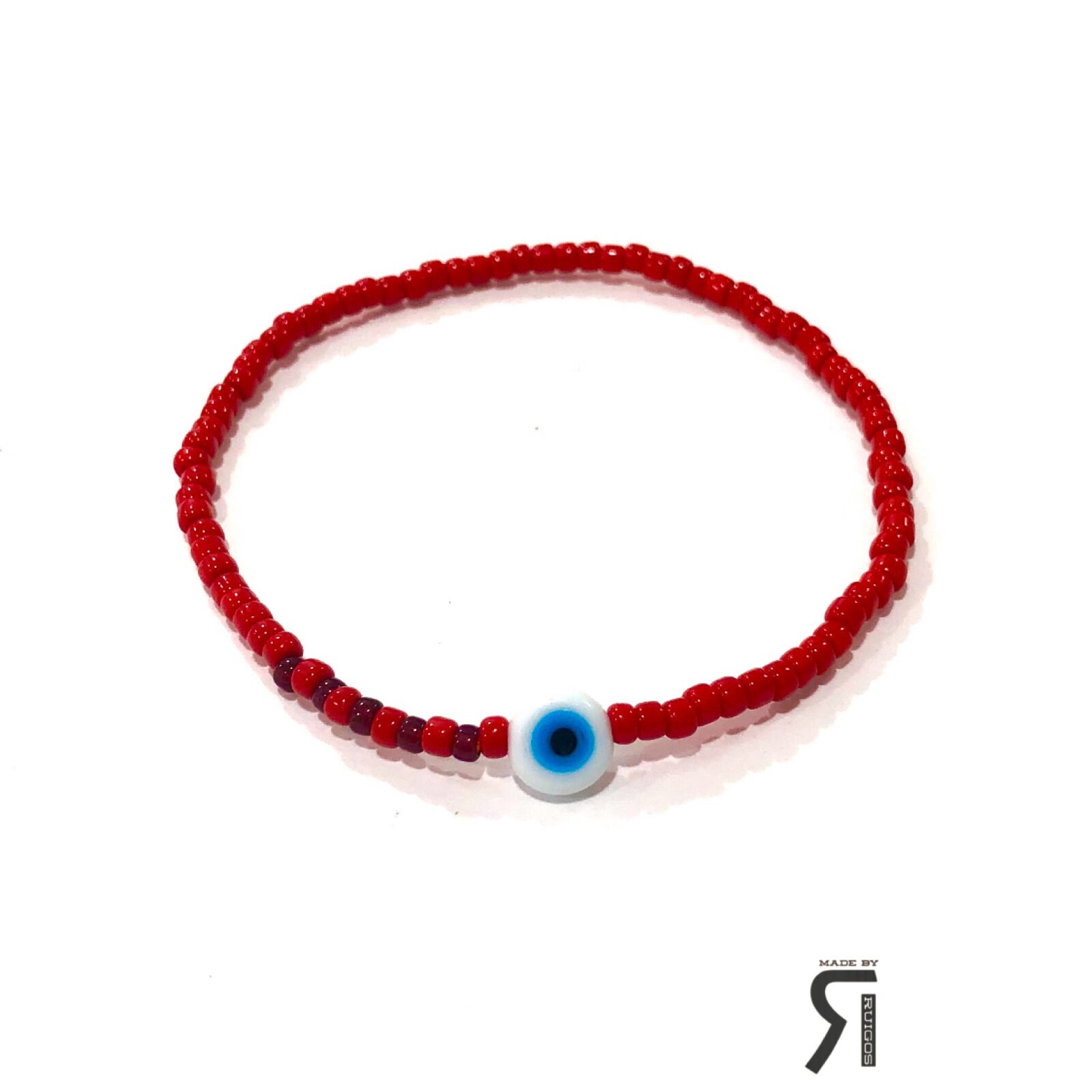 

Evil Eye Bracelet Red Or Blue White Evil Eye Bracelet stretchy beads men women