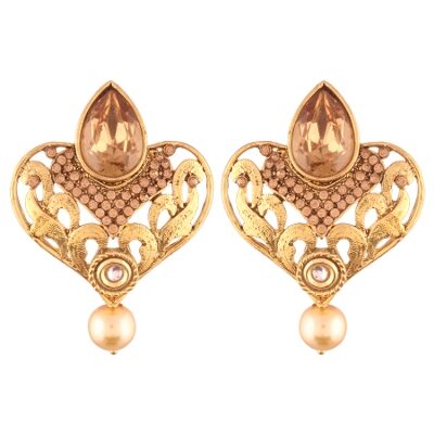 

E tnico High Gold Plated Designer Earrings for Women (E2410FL)