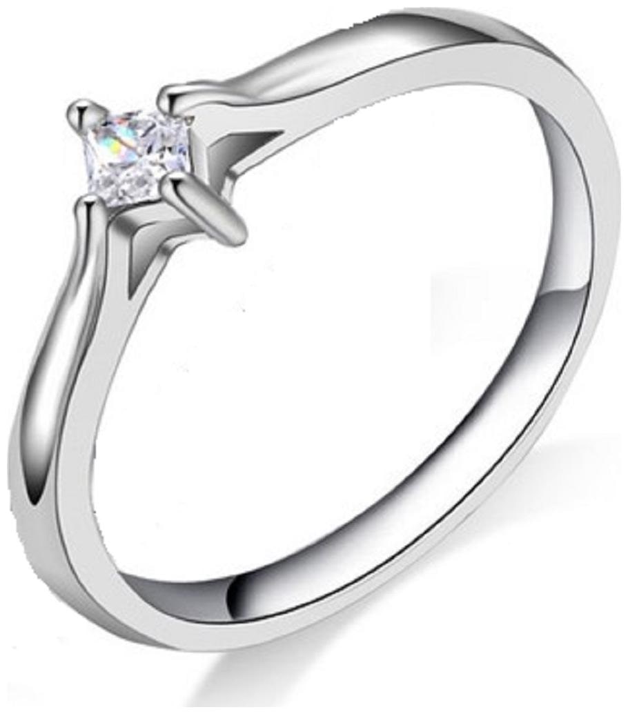 

Fabula Jewellery Silver Plated Zironia Delicate Fashion Ring For Women Girls Stellar Fine Jewels Collection