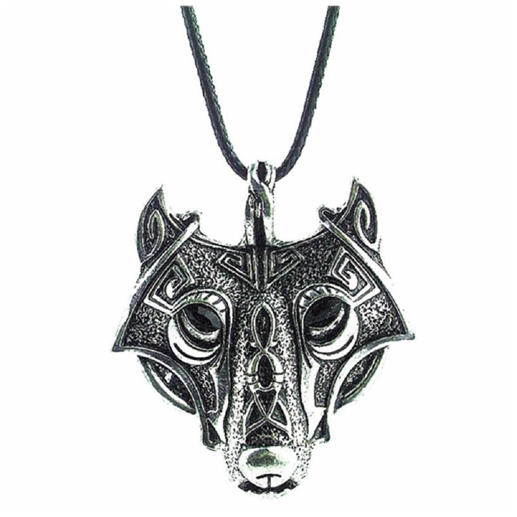 

Fabula Jewellery Silver Wolf Pendant with Chain For Men Boys