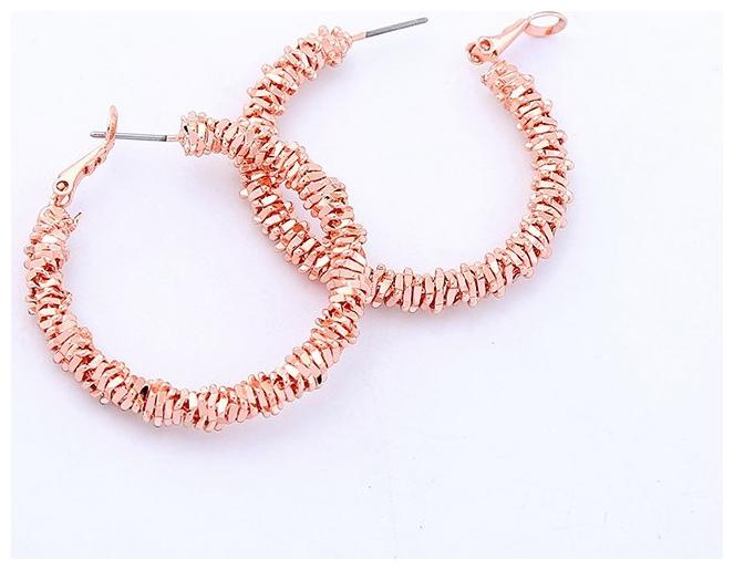 

Fabula Jewellery Gold Plated Pink Beads Earrings For Women Girls