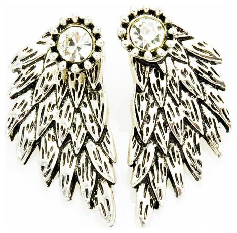 

Fabula Women Oxidised Silver Oxidised Style Earring