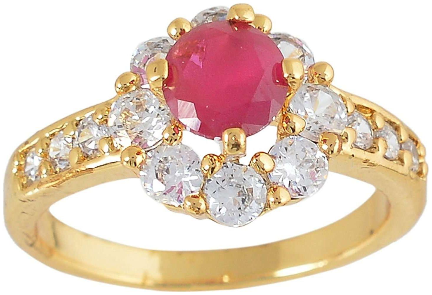

Fahshionforsure Gold Metal Ring for Women - Size Free Size (R24)