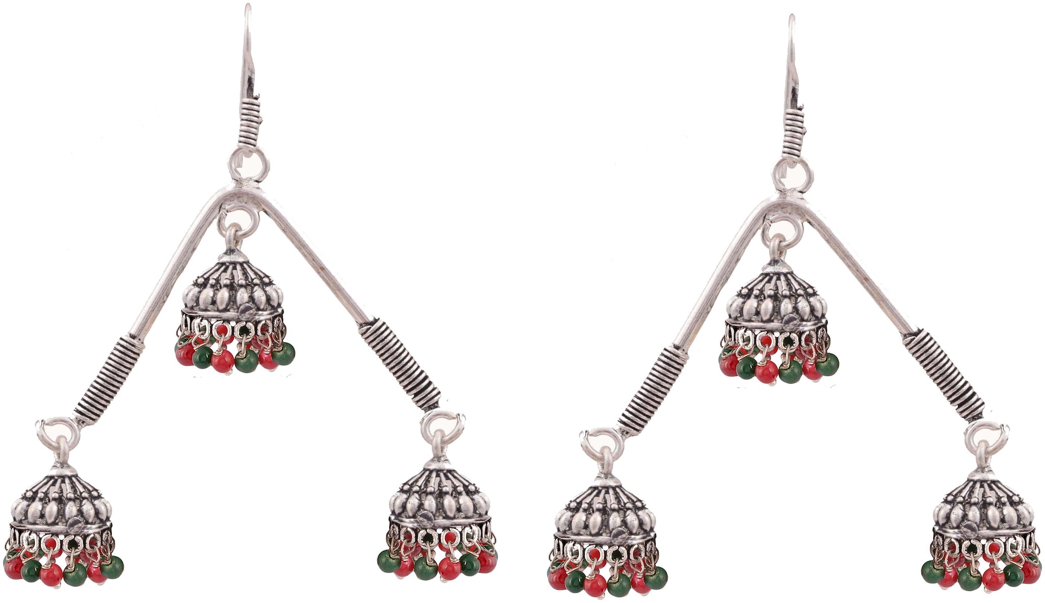 

Fashion For Sure Sterling silver colored bead Earrings (E477)