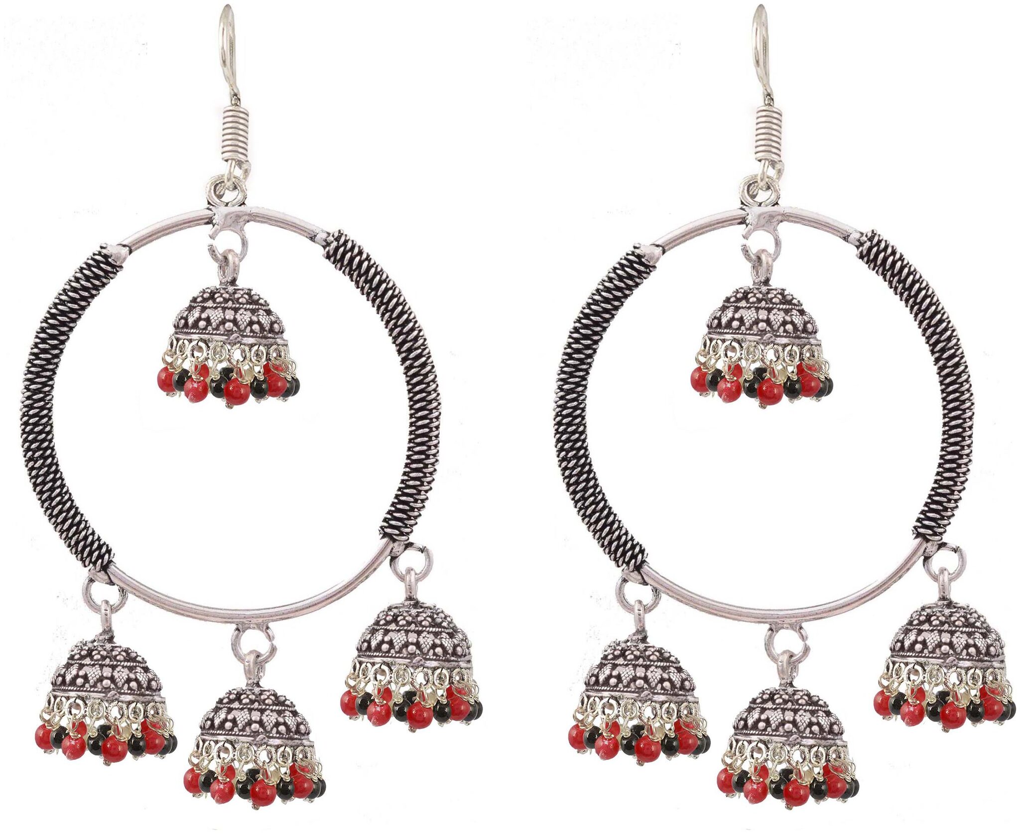 

Fashion For Sure Sterling silver colored bead Earrings (E484)