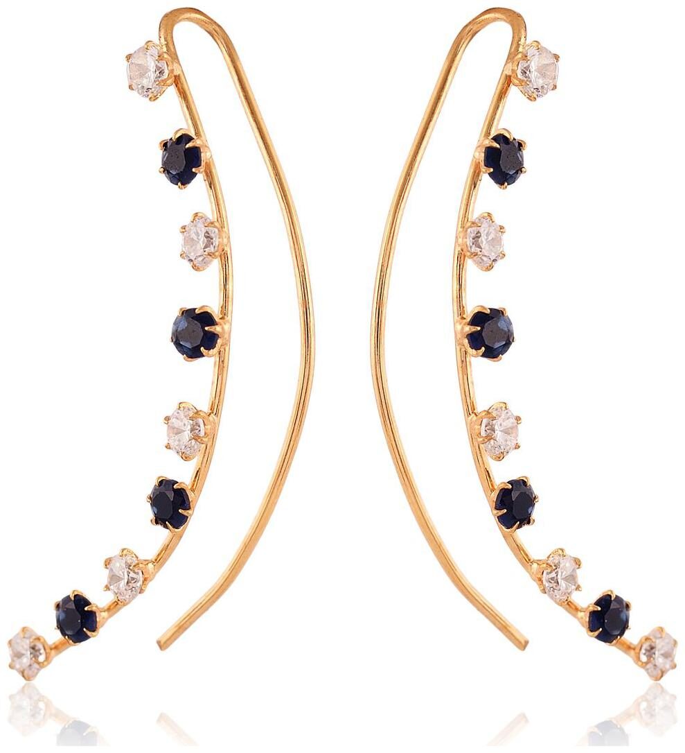 

Fashion For Sure Silver Brass Hoop Earrings for Women (EF97)