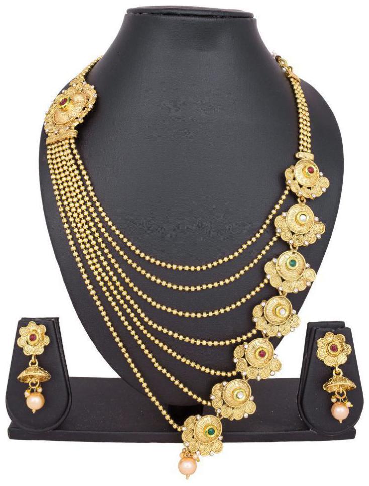 

Fashion For Sure Long Bridal Necklace Set N87 01