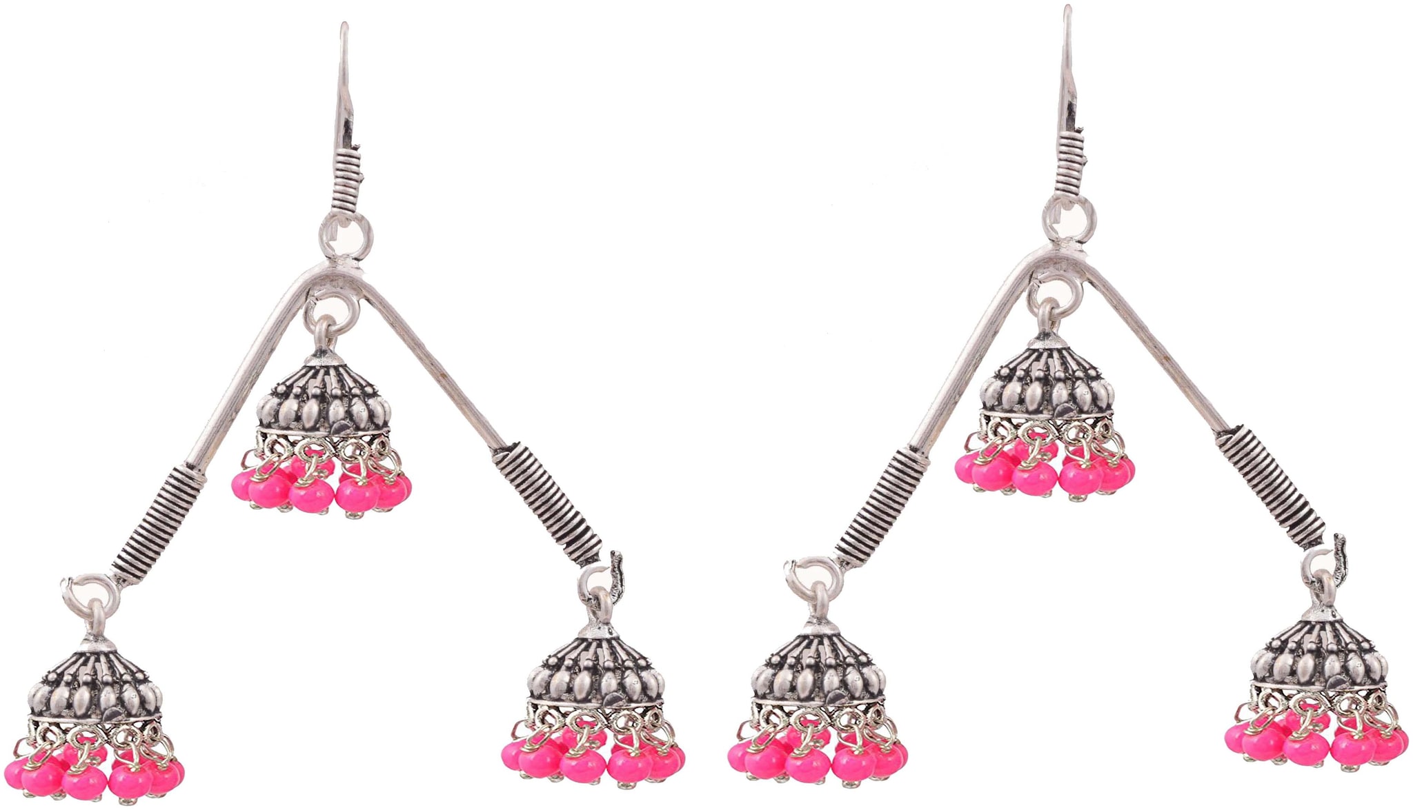 

Fashion For Sure Sterling silver colored bead Earrings (E473)