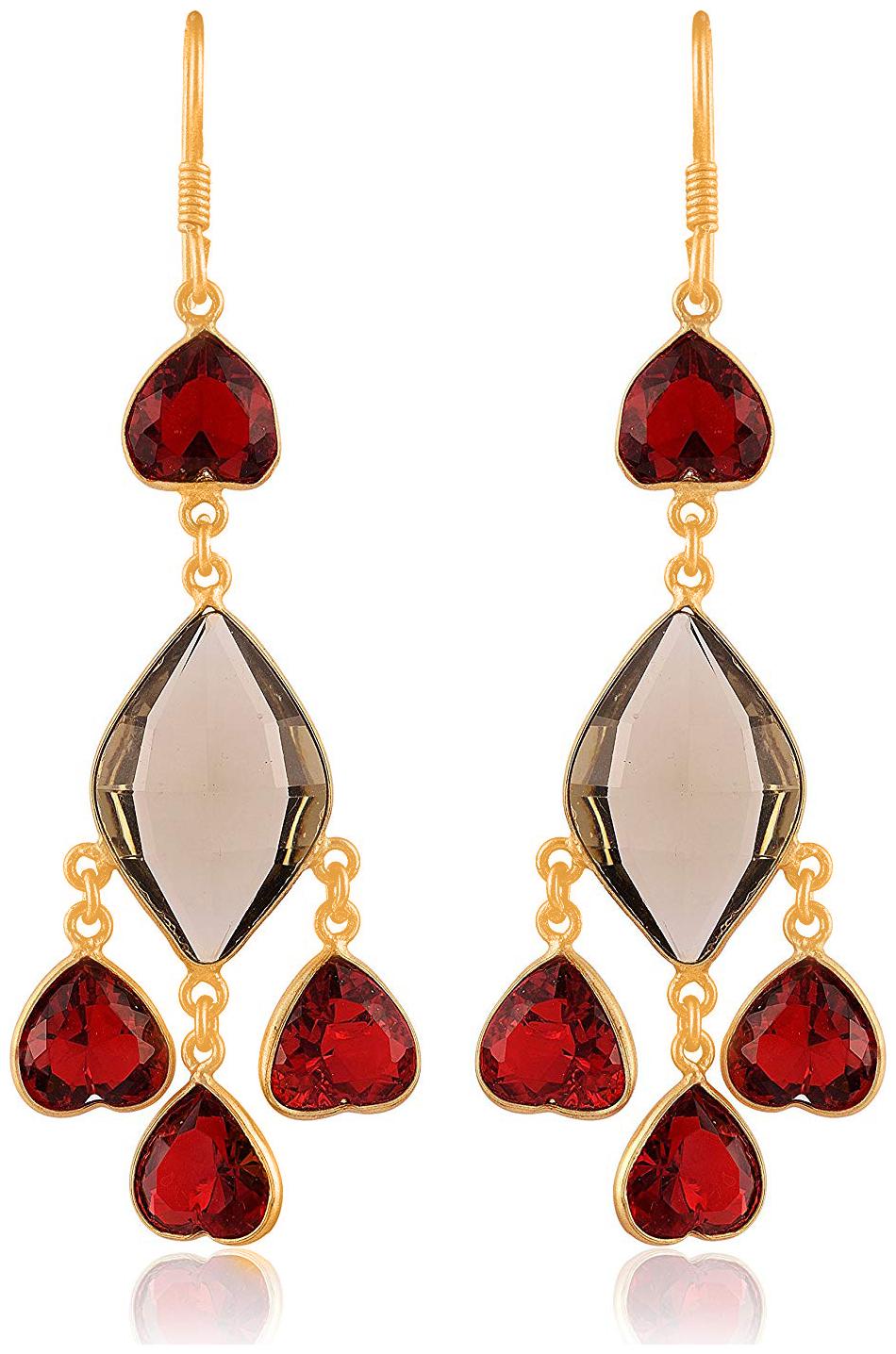 

Fashion For Sure Gold 925 SILVER Dangle Drop Earrings for Women (E304)