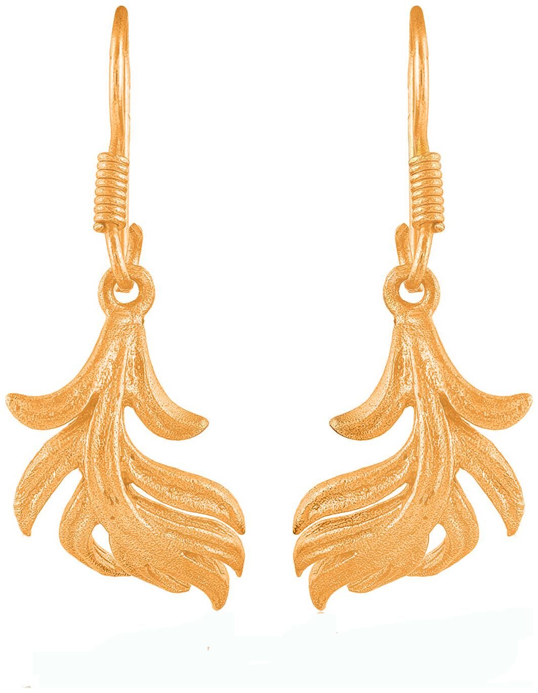 

Fashion For Sure Gold 925 SILVER Dangle Drop Earrings for Women (E313)