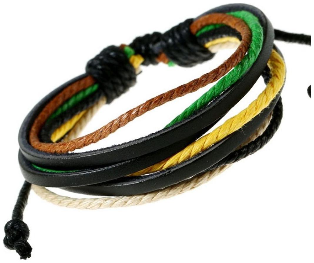 

Fashion for sure Handmade leather woven bracelets students Han edition leather bracelet (J088)