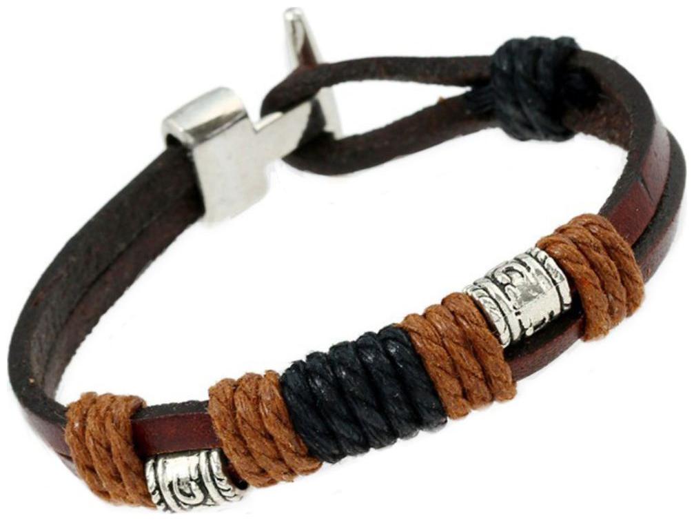 

Fashion for sure new vintage hemp rope is a direct sale of the men s real leather bracelet (J129)