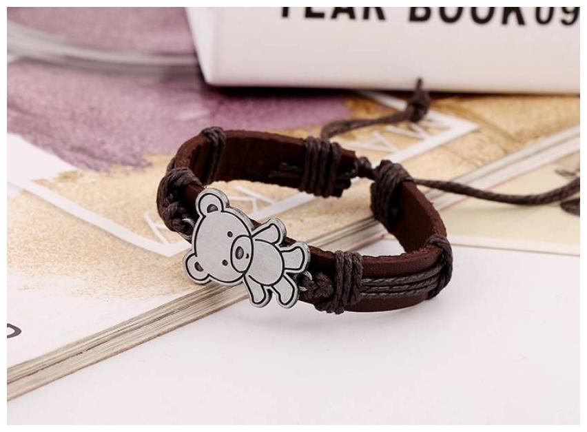 

Fashion For Sure Wrist Band Leather Bracelet Black