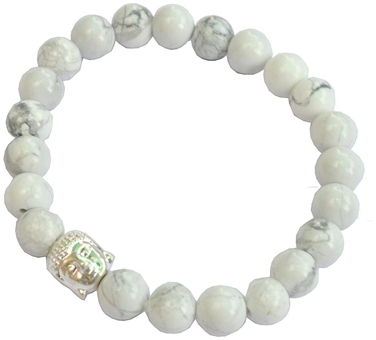 

Fashion for sure Certified Natural Stones Buddha Charms Yoga Positive Energy Beads Stylish Bracelet (Bracelet 11)