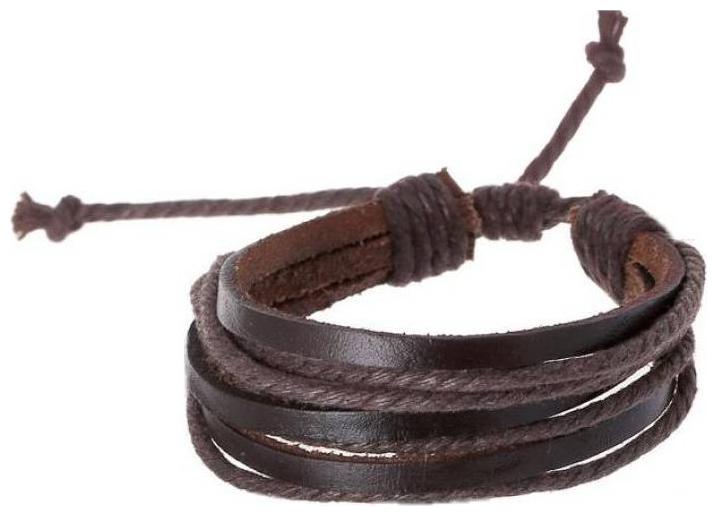 

Fashion for sure Handmade leather woven bracelets students Han edition leather bracelet