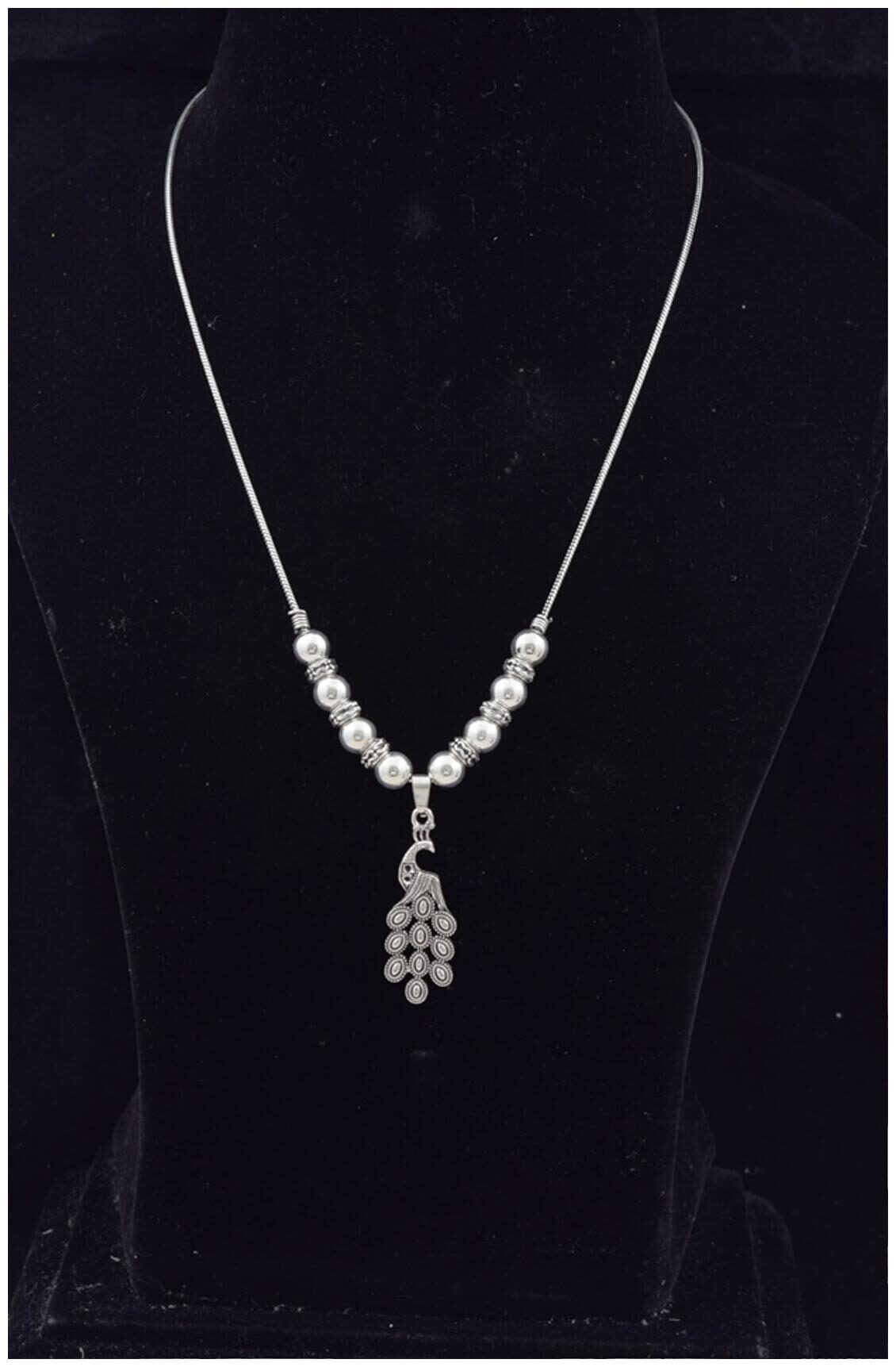 

Fashion For Sure Long German silver Necklace (N140)