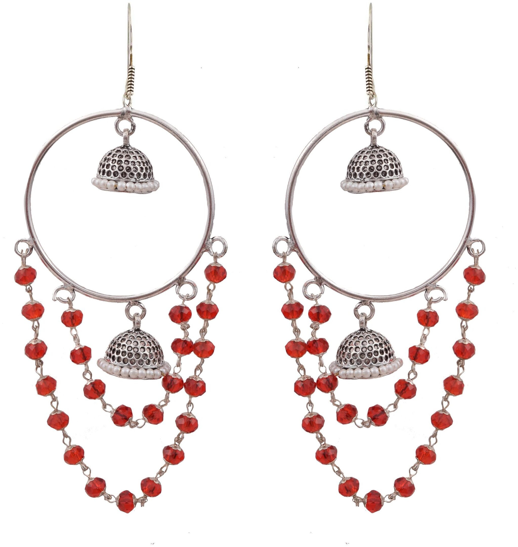

Fashion For Sure Sterling silver colored bead Earrings (E464)