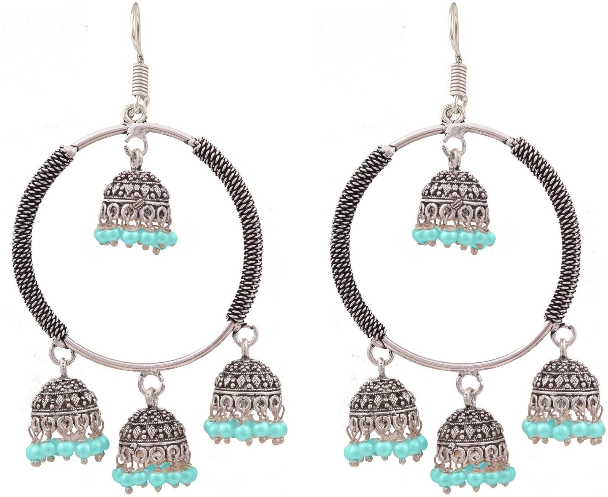 

Fashion For Sure Sterling silver colored bead Earrings (E491)