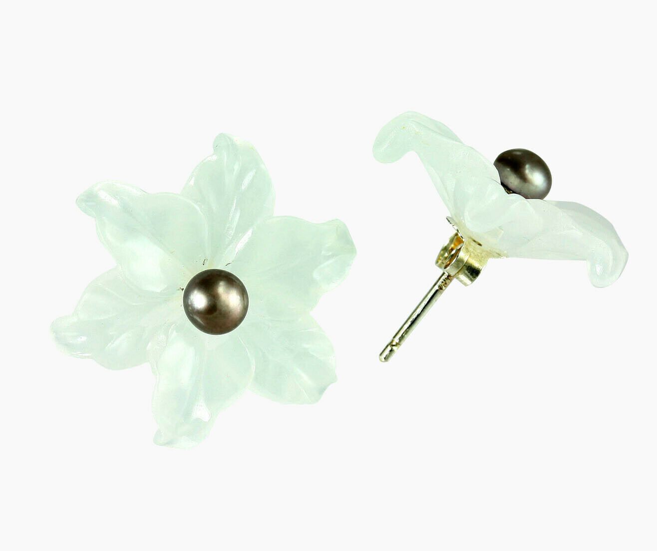 

Fashion Women Pearl Flower Earring Ear Stud Jewelry Party Gifts