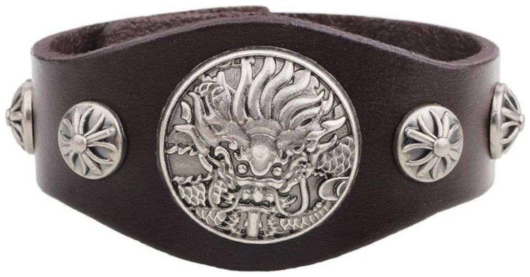 

Fashionforsure Wrist Band Leather Bracelet Black