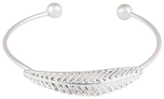 Femnmas Silver Leaf Bracelet Cuff For Girls