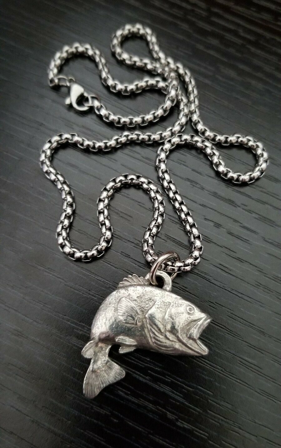 Buy Fishing Gifts, Bass Necklace, Bass 