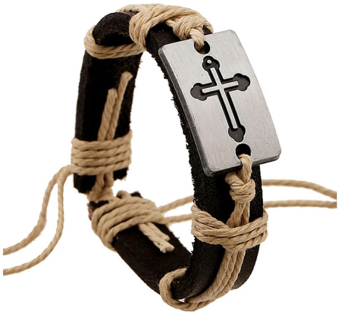 

Friendship band leather bracelet