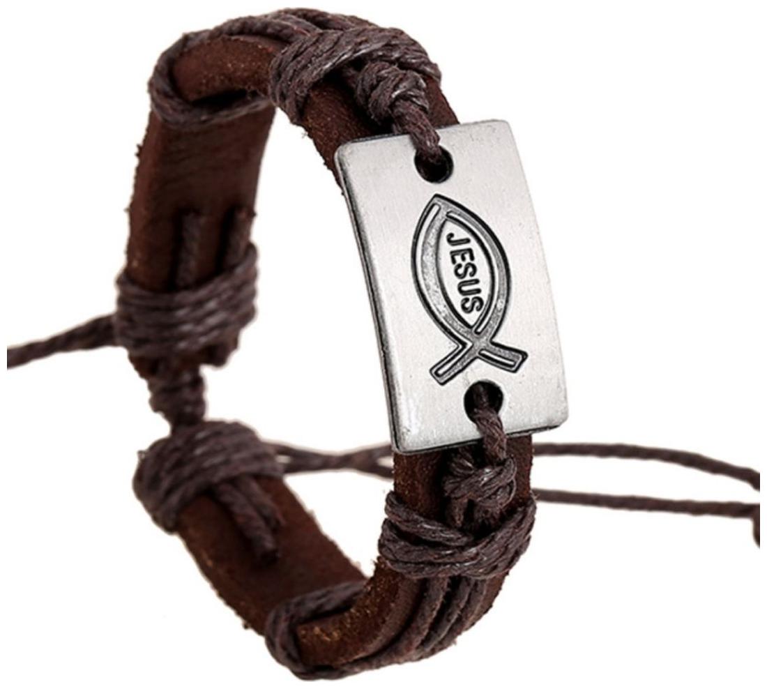 

Friendship band leather bracelet
