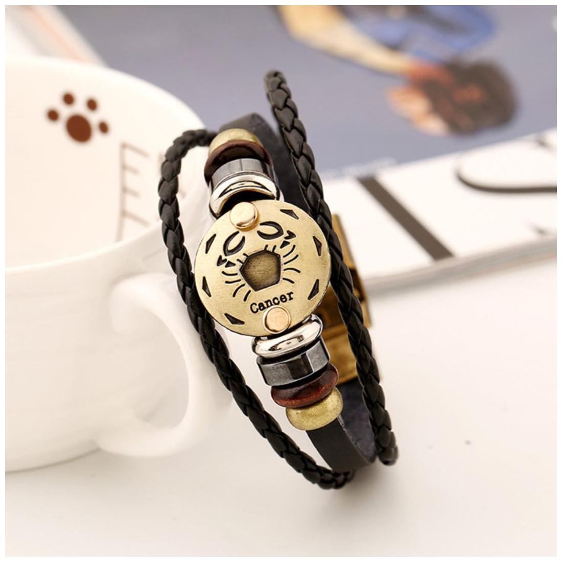 

Friendship band leather bracelet