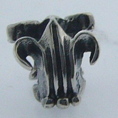 

GA-60 CHAMILIA STERLING SILVER FLEUR DE LIS BEAD NEW IN POUCH RETIRED RARE