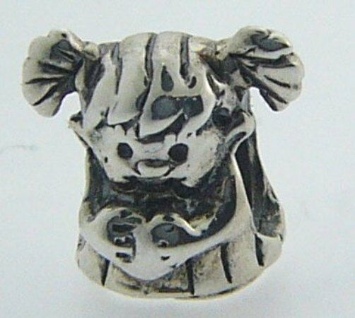 

GE-24 CHAMILIA STERLING SILVER LITTLE GIRL BEAD NEW RETIRED RARE
