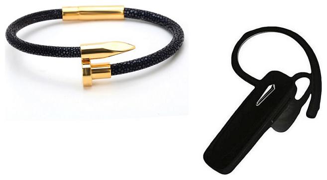 

GENSET GOLDEN SPIKE BRACELET WITH FREE BLACK MONO BLUETOOTH HEADSET
