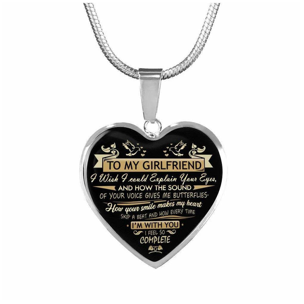 

Girlfriend Necklace For Her - Boyfriend And Girlfriend Pendant Valentine Gifts