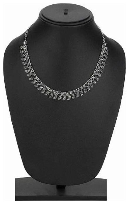 

GLAMWARS german silver choker necklace