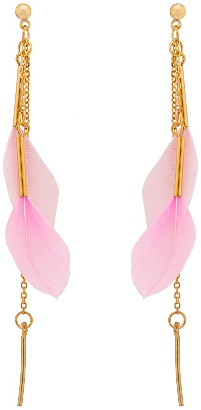 

Globus Feather Metal Bar Danglers