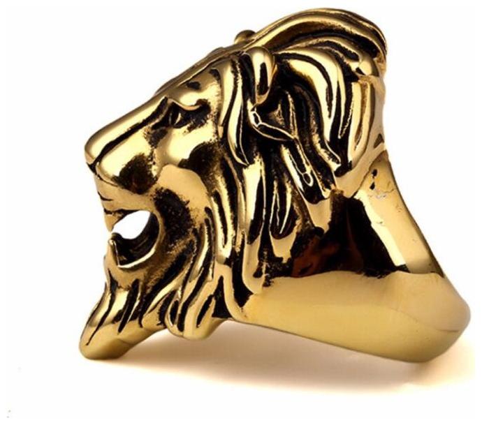 

Gold Lion Ring for Men and Women