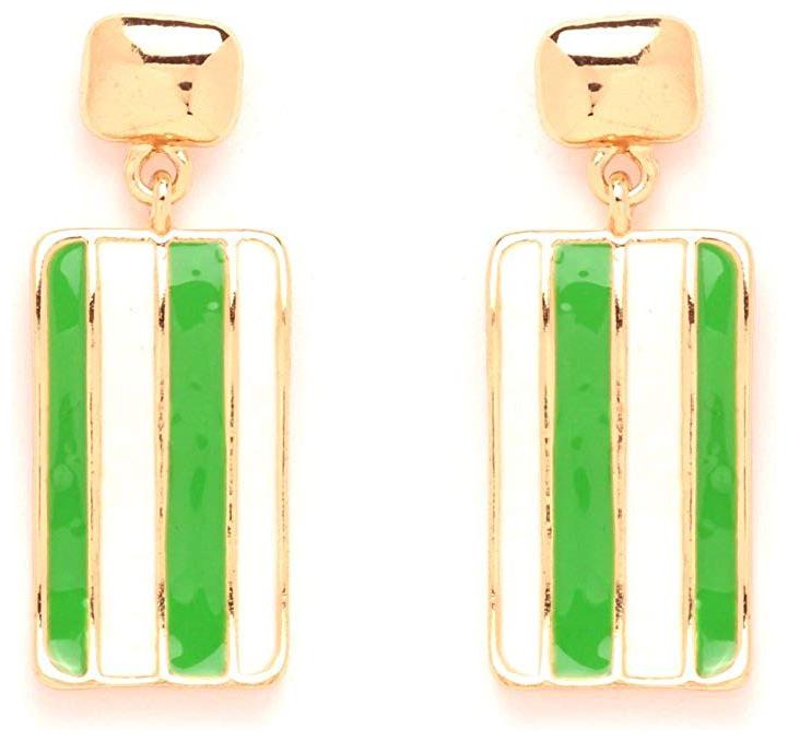 

Gold Nera Gold Light Green Dangle Earring For Women