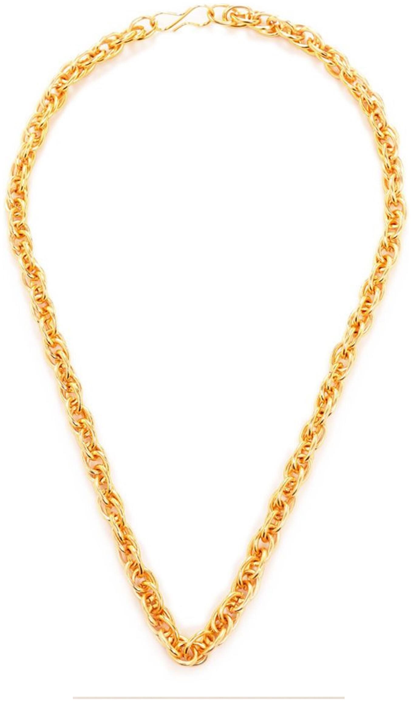 

Gold Nera Mens Chain Heavy Gents Long Neck Chain Gift Stylish Thick Gold Plated Chain For Men