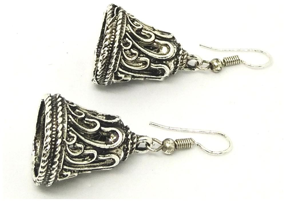 

Gold Nera Silver Jhumki For Women