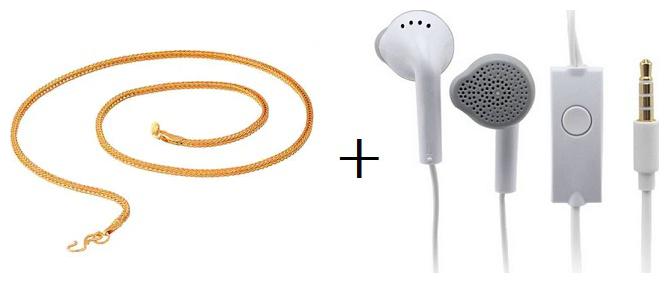 

Gold Plated Chain with Free Headphones