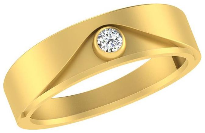 

Gold Plated Single Diamond Ring