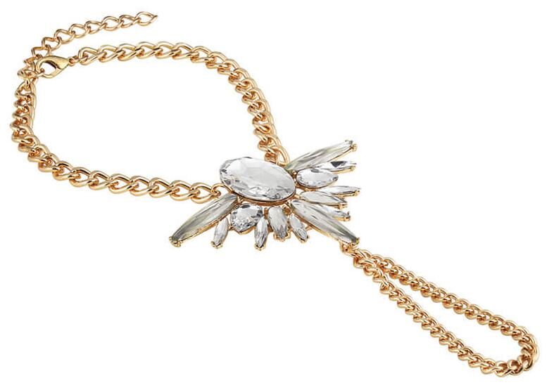 

Golden Zircon Wing Bracelet