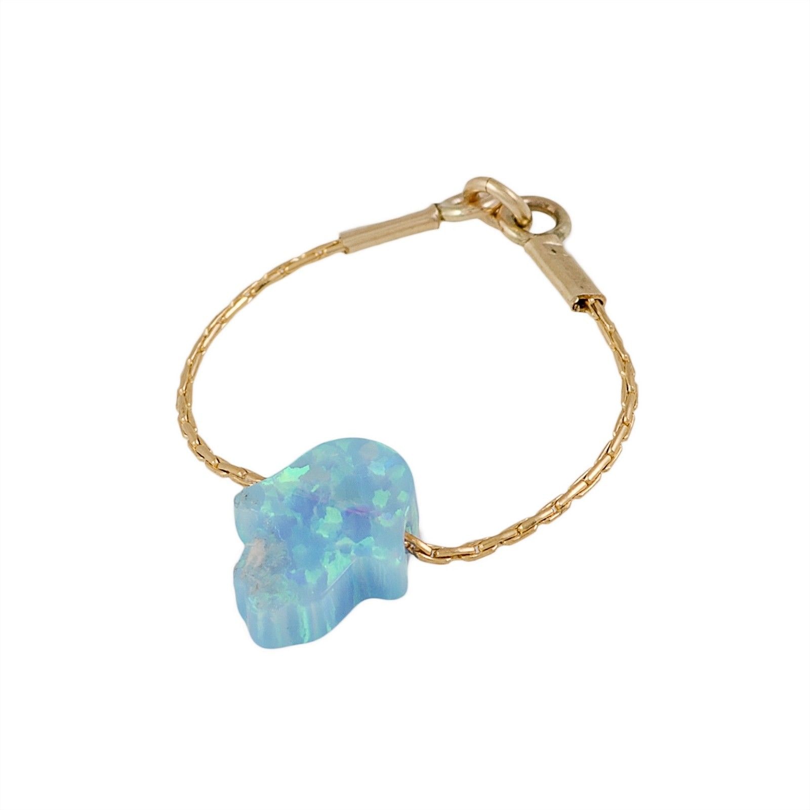

Hamsa ring opal ring chain ring gold hamsa jewelry